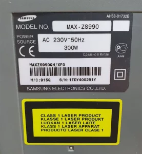 Музыкальный центр Samsung MAX-ZS990