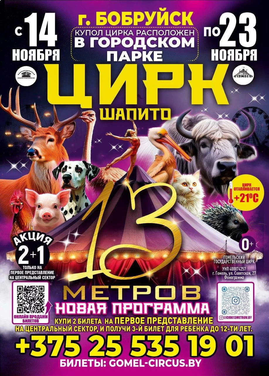 Шапито «13 метров». Новая программа