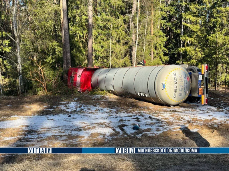 На участке автодороги Р-93 Могилев-Бобруйск временно перекрыто движение!