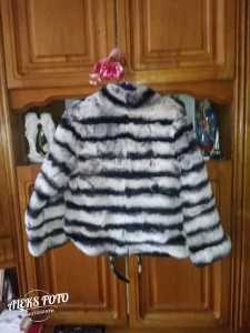 Полушубок из шиншиллы, мех натуральный