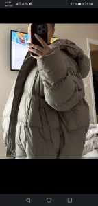 Пуховик 48-54р оверсайз