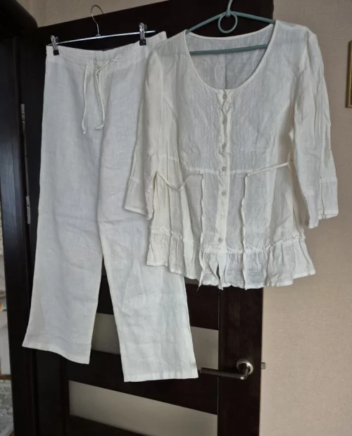 Костюм летний лен 46-48 размер