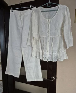 Костюм летний лен 46-48 размер