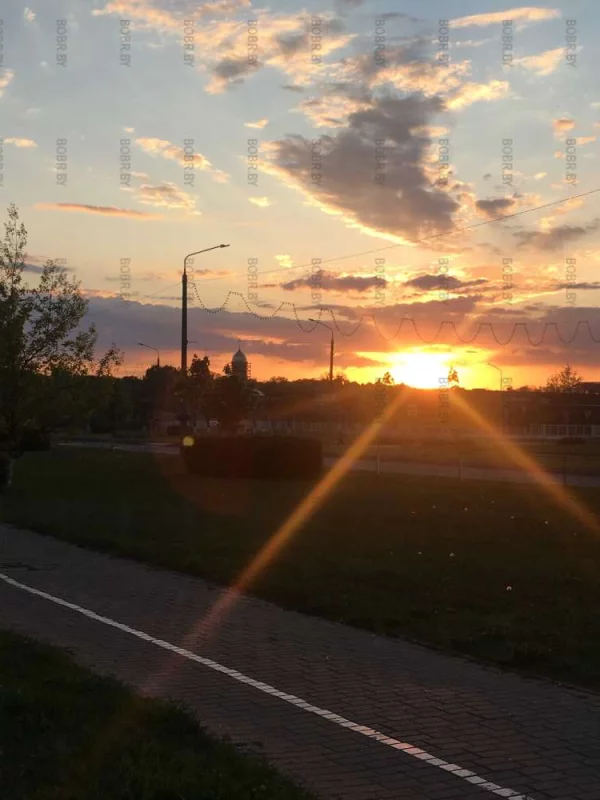 Закат в городе!