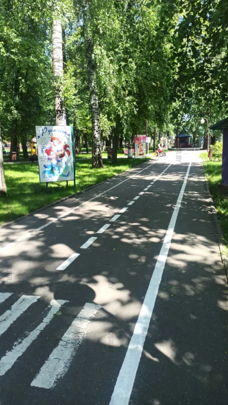 Детский парк. Городок. Так уютно. И познавательно