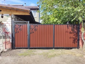 Установка забора