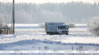Как работают автолавки Бобруйского района в лютые холода