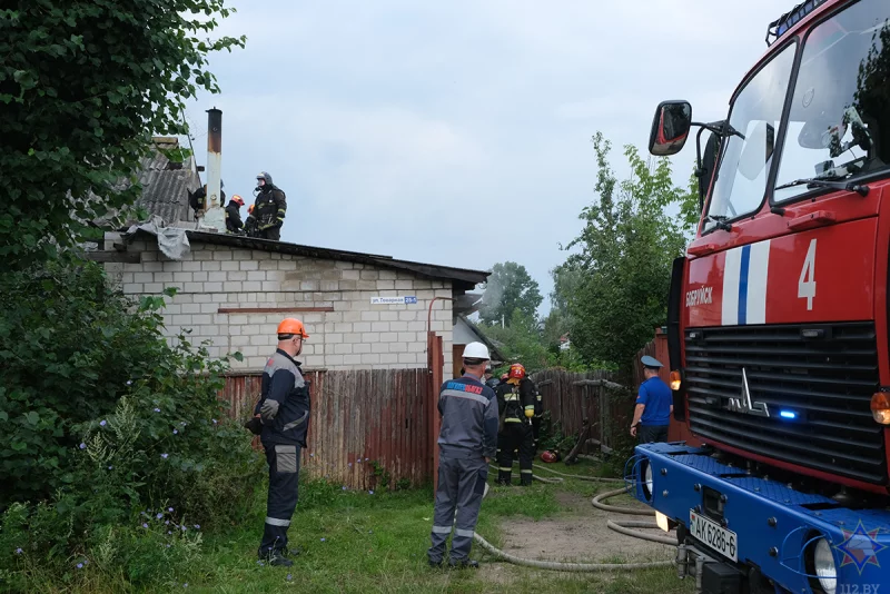 На пожаре в Бобруйске погибла пенсионерка