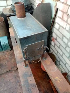 Ворота гаражные, бак для воды, котёл для бани