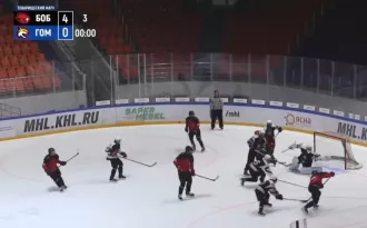 Хоккеисты «Бобруйска U18» одержали крупную победу над «Гомелем U18» со счётом – 5:0