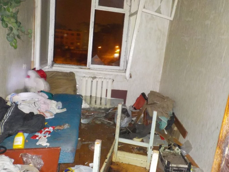 На пожаре спасли женщину