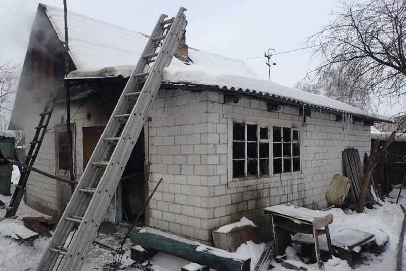 Пожар в Титовке