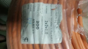 Провод медь 4/1. 2р.1м