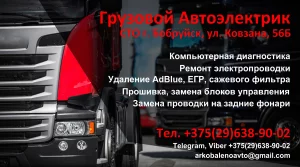 Грузовой автоэлектрик, китайские марки. СТО Ковзана 56Б