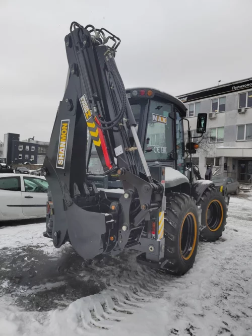 Услуги экскаватора-погрузчика с гидромолотом и гидробуром