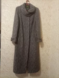 Пальто осеннее новое, шерсть, р.54