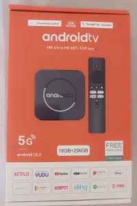 Приставка iptv, Android 15