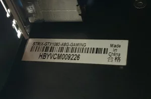 Видеокарта GTX 1080 не рабочая