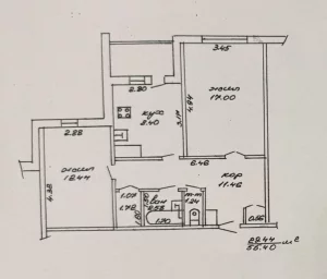 2-комнатная квартира по ул. Орджоникидзе