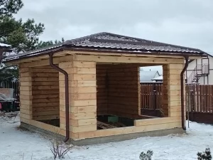 Бани из профилированного бруса