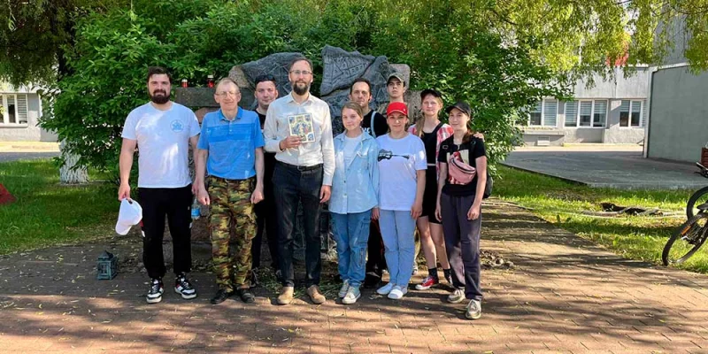 Состоялся молодежный велопробег по местам памяти Бобруйского района