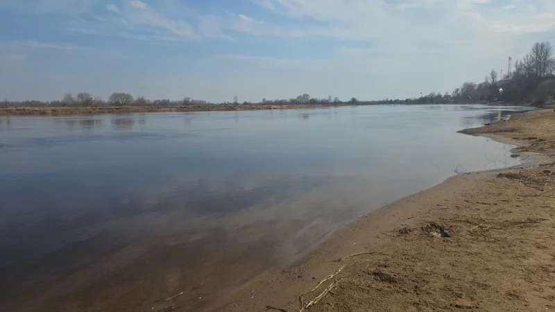 Березина слегка разлилась