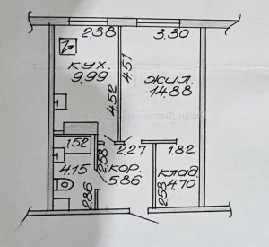 Однокомнатная квартира по ул. Чапаева, д. 19
