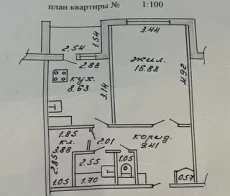 Однокомнатная квартира по пр-ту Строителей, д. 66, кор. 2