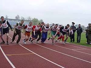 Чемпионат по легкой атлетике – спасатели первые