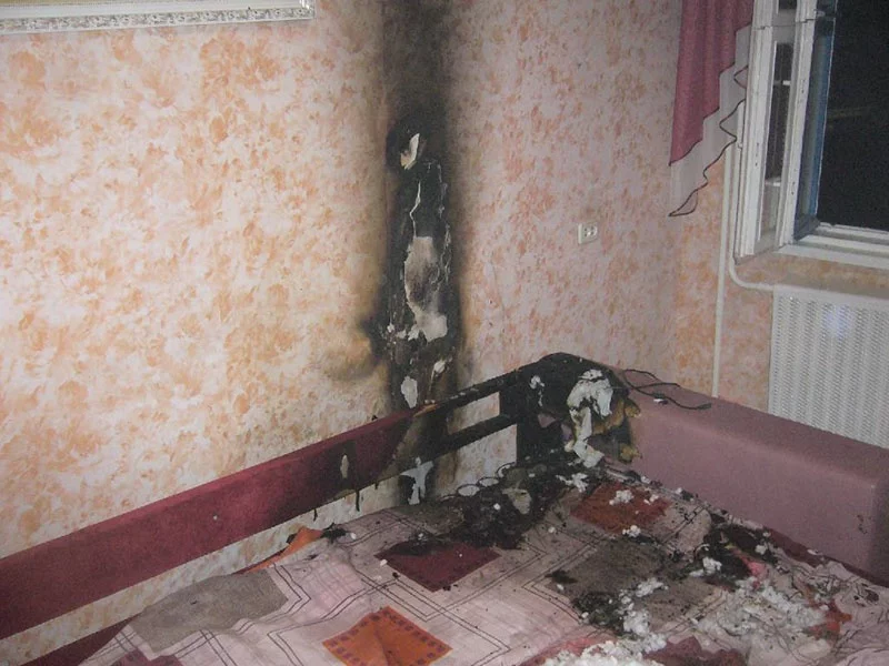 Пожар в общежитии