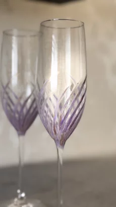 Бокалы инкрустированные стразами