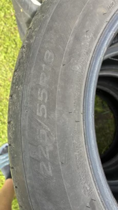 4 шины в хорошем состоянии 225/55R18 -300р торг