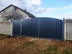 Установка забора