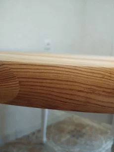 Стол обеденный круглый из массива (D110см)