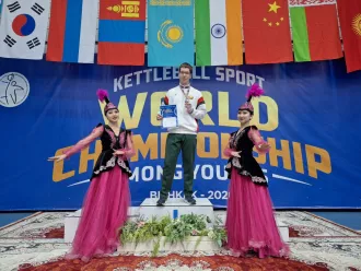 15-летний бобруйчанин Андрей Коваленко взял серебро на чемпионате мира по гиревому спорту в Кыргызстане