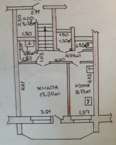 Однокомнатная квартира по ул. Ульяновской, д. 60