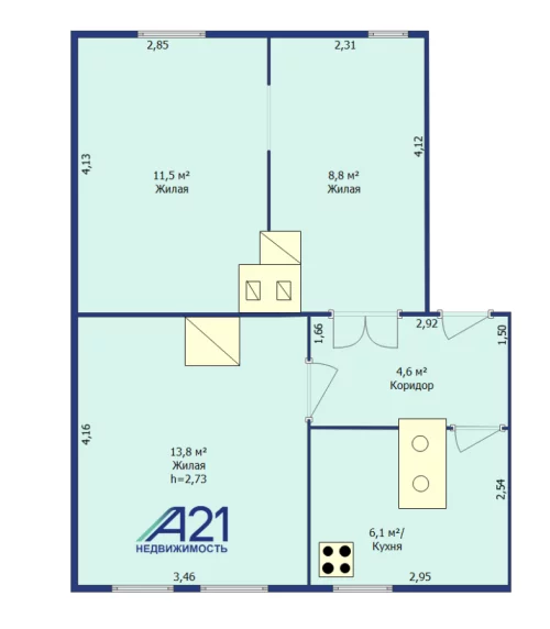 Доступная 3-ка по ул. Циолковского