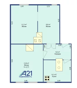 Доступная 3-ка по ул. Циолковского