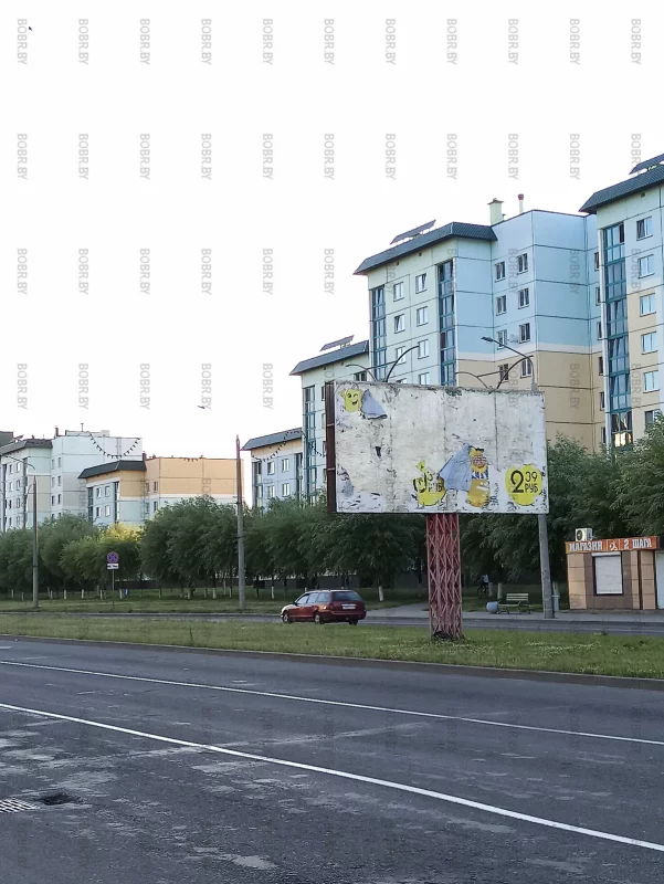 Пустующий рекламный щит по пр. Георгиевский...