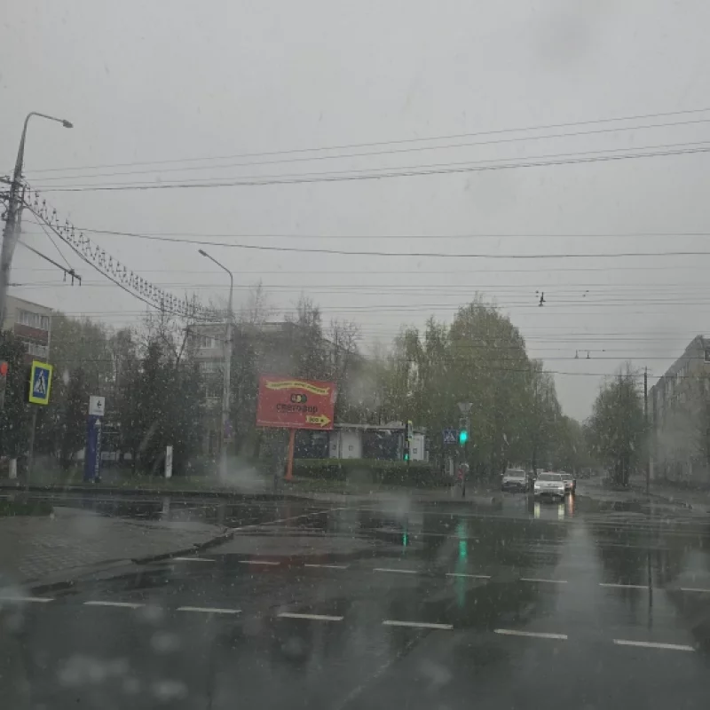 Снежный месяц апрель