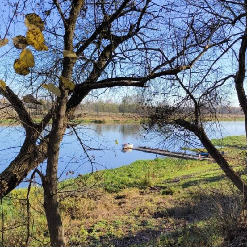 пейзаж. лодочная станция