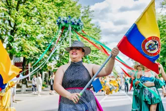 Шествие народов по Бобруйску. Фото. Видео