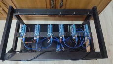 Корпуса майнинг ригов с райзерами