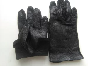 Перчатки без подкладки, натуральная кожа