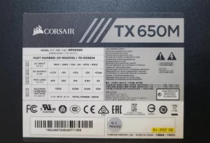 Блок питания Corsair TX650M