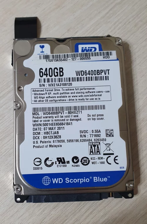 Жесткий диск 640Гб