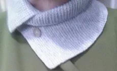 Шарф-снуд на пуговицах