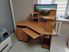 Стол УГЛОВОЙ Приятный (цвет Ольха)