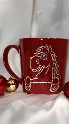 Кружечки подарочные инкрустированыые стразами