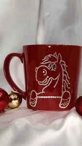 Кружечки подарочные инкрустированыые стразами